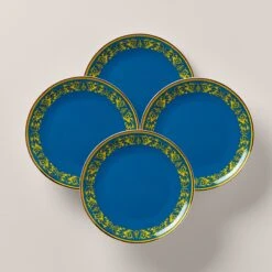 Lenox LX Remix Blue 4-Piece Accent Plate Set