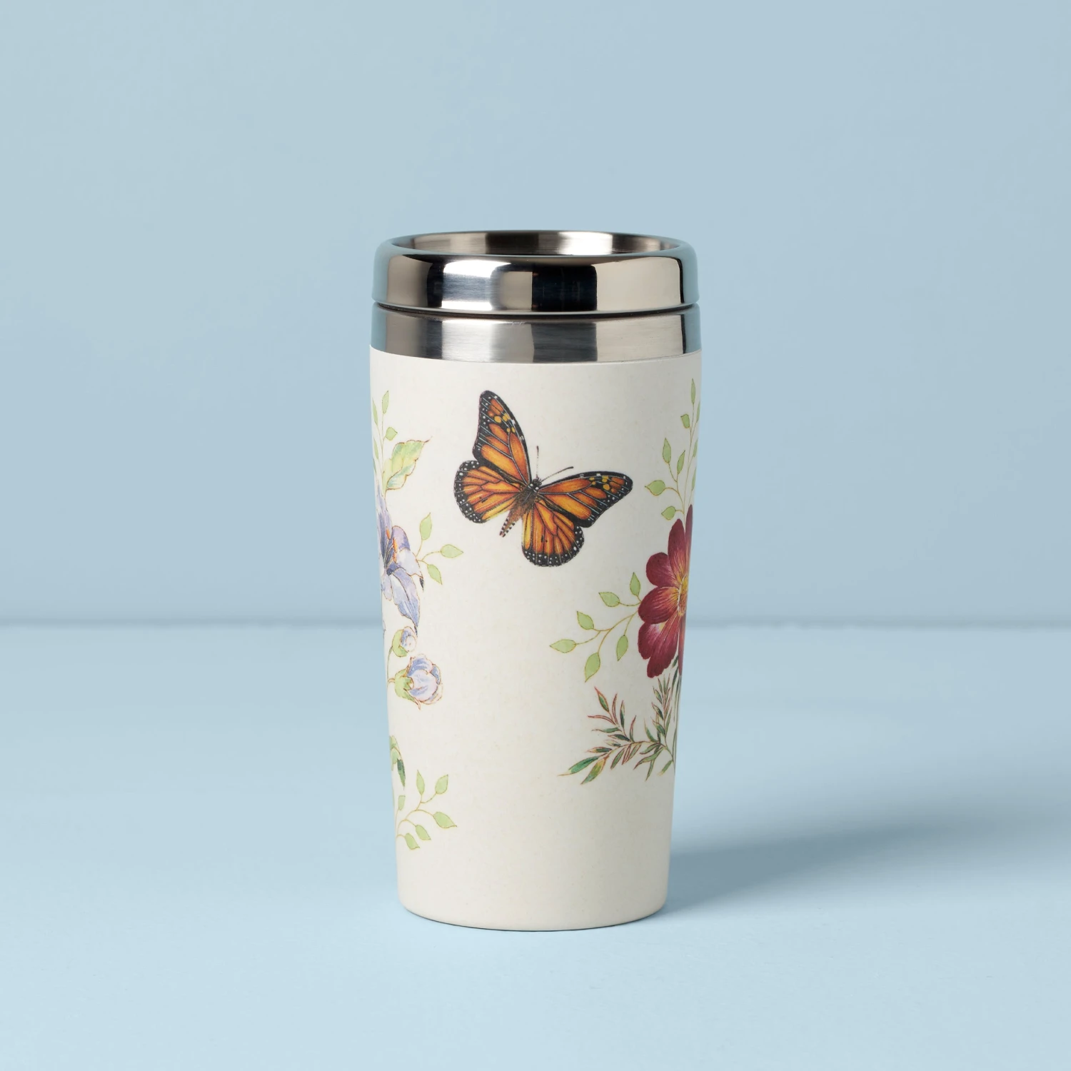 Lenox Butterfly Meadow Bamboo Travel Mug - Image 2