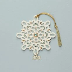 Lenox 2023 Annual Gemmed Snowflake Ornament