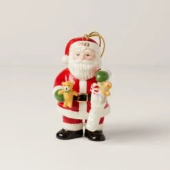Lenox 2023 Santa & Stocking Ornament