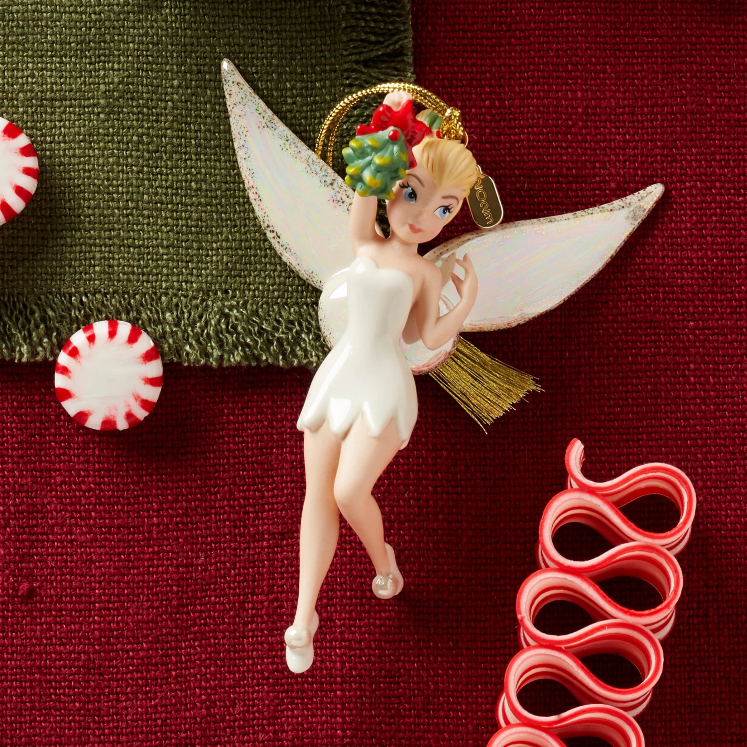 Lenox 2023 Tinker Bell With Mistletoe Ornament - Image 3