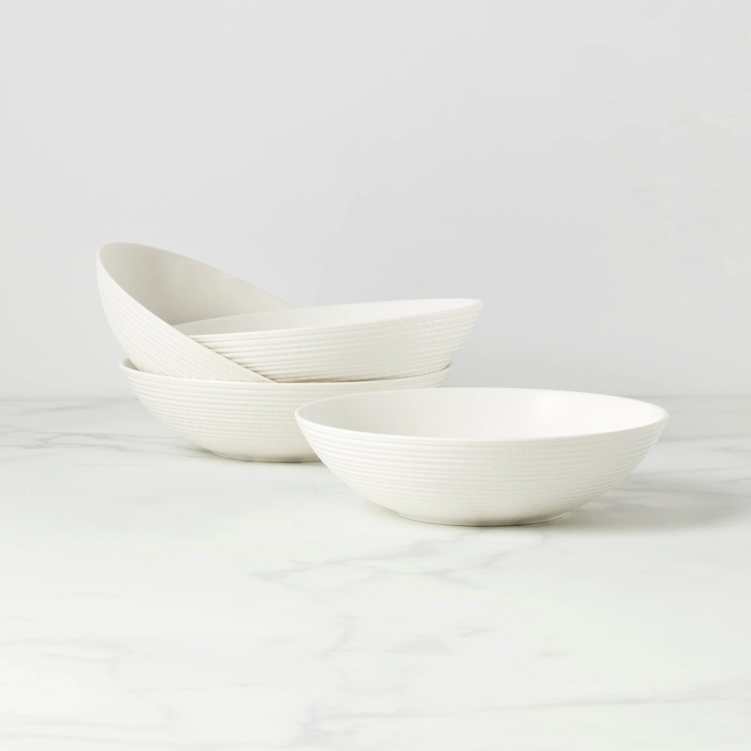 Lenox LX Collective White Pasta Bowls, Set Of 4