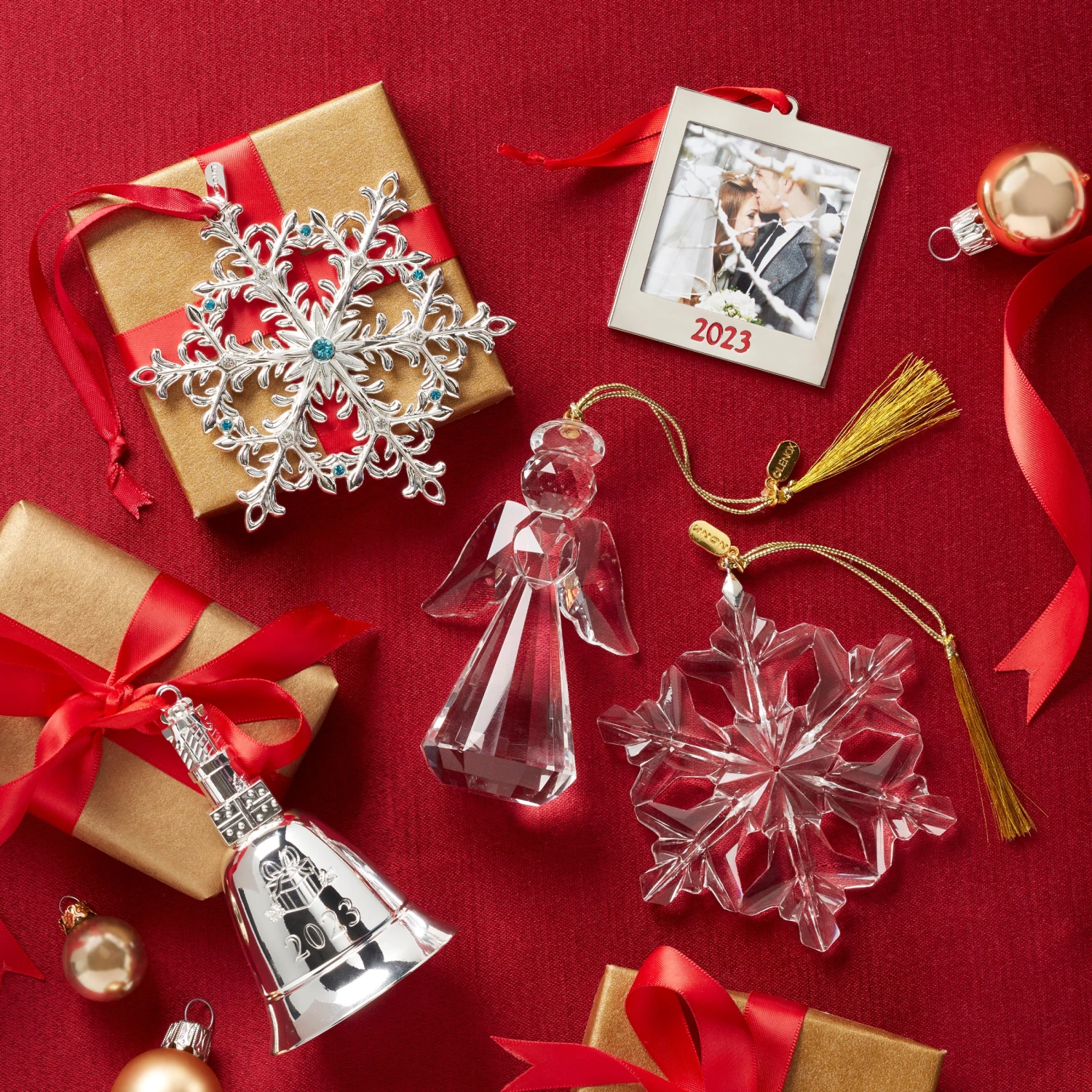 Lenox 2023 Optic Snowflake Ornament - Image 2