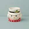 Lenox Snowman Figural Votive With Tealight Candle