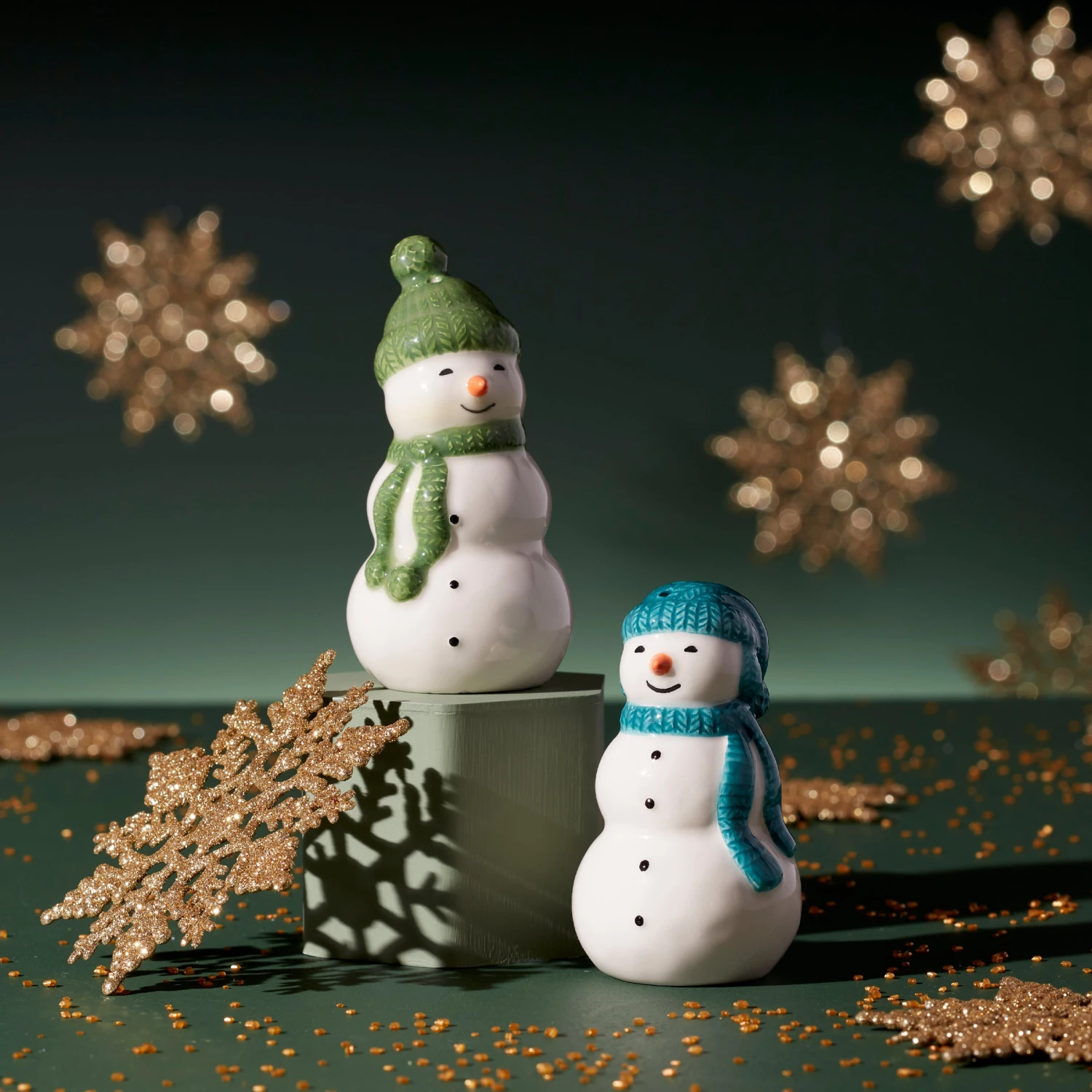 Lenox Balsam Lane Snowman Salt & Pepper Set - Image 2