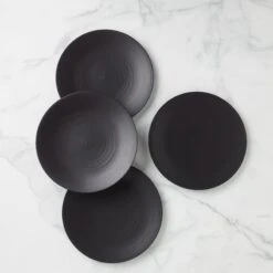 Lenox LX Collective Black Dinner Plates, Set Of 4