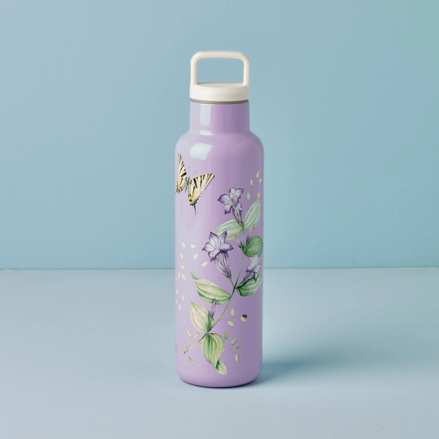 Lenox Butterfly Meadow Lavender Insulated Water Bottle